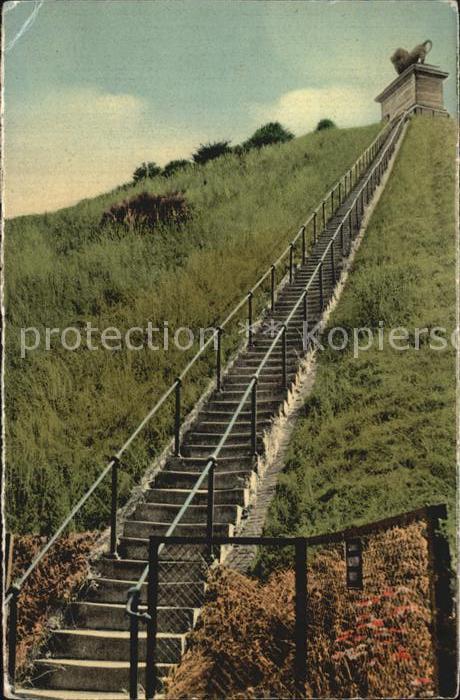 Waterloo Wallon Treppe zum Löwen