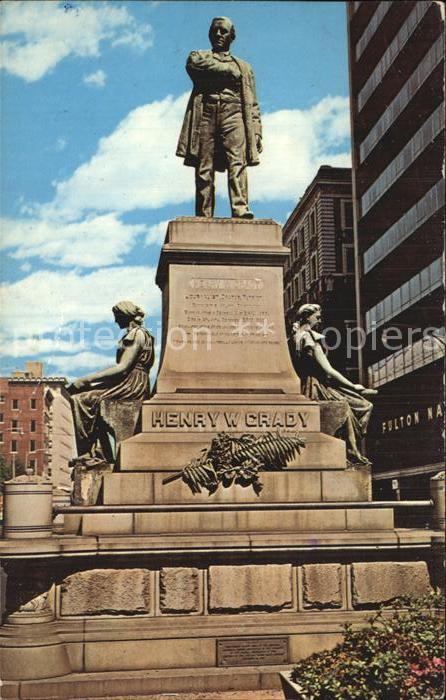 Atlanta Georgia Henry Grady Monument