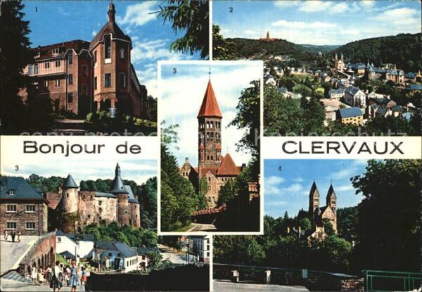 Clervaux Klinik St Francois Panorama Schloss Ben