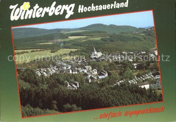 Winterberg Hochsauerland Luftaufnahme Ansicht Kirche