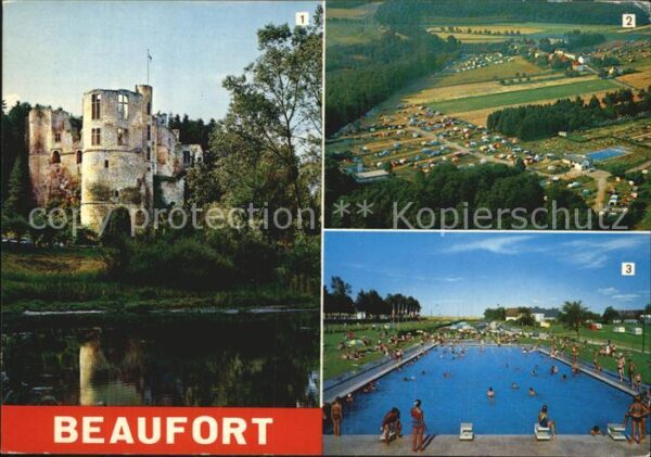 Beaufort Befort Luxembourg Schloss Camping Schwimmbad