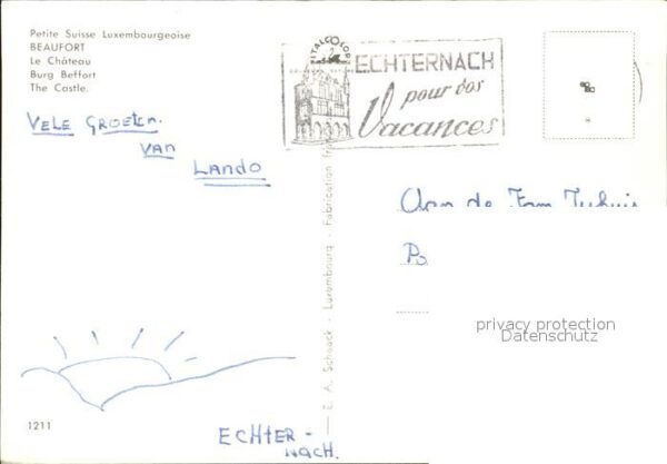 Beaufort Befort Luxembourg Schloss – Bild 2