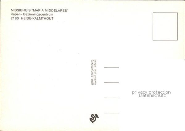 Kalmthout Luftaufnahme Heide Missiehuis Maria Mid – Bild 2