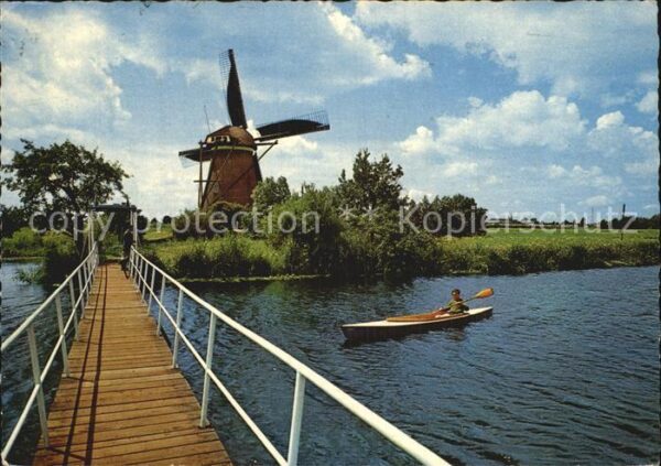 Kinderdijk Mühle Boot