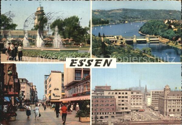 Essen Ruhr Baldeneysee Fußgangerzone