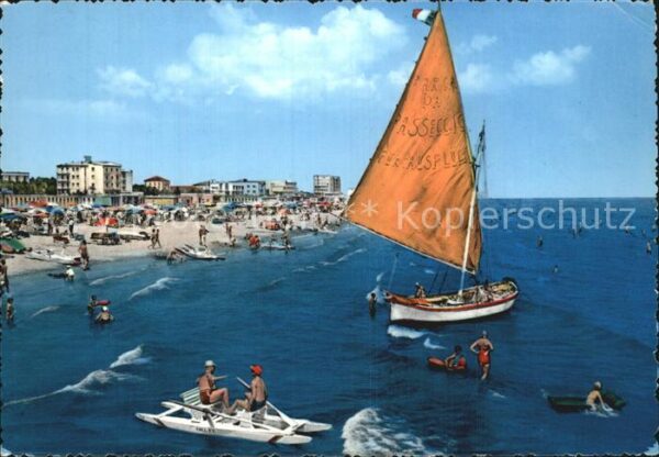 Milano Marittima Strand Segelboot Cervia