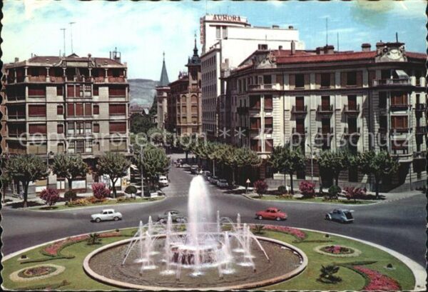 Pamplona Navarra Plaza del Principe Viana San Ignacio