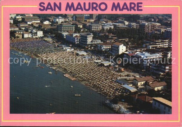 San Mauro Mare Strand Luftaufnahme