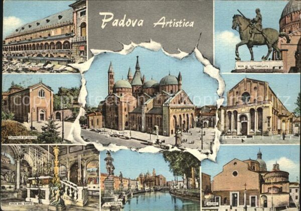 Padova Artistica Piazza Erba Il Saline Capella