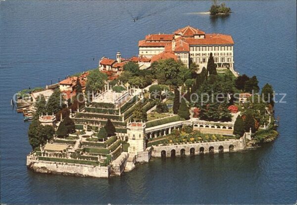 Isola Bella Lago Maggiore Luftaufnahme