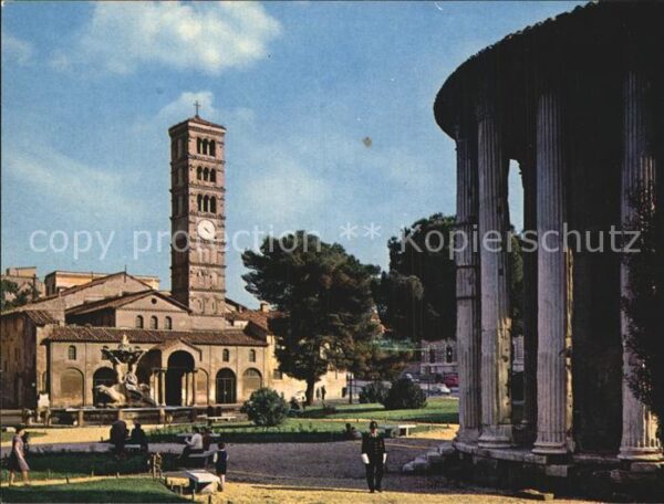 Roma Rom Templo di Vesto Chiesa San Maria Cosmed