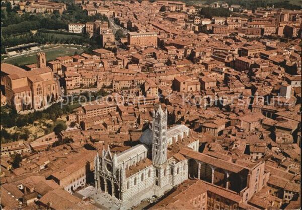 Siena Dom Luftaufnahme