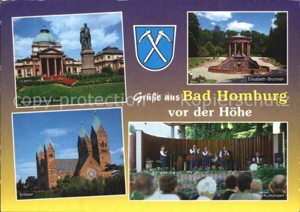 Homburg Bad Kurkonzert Kaiser Wilhelm Bad Elisabeth