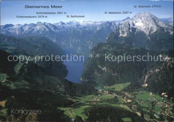 Koenigssee Steinernes Meer Watzmann Bartholomä Fun