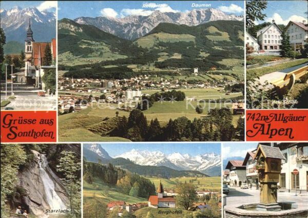 Sonthofen Oberallgaeu Allgäuer Alpen