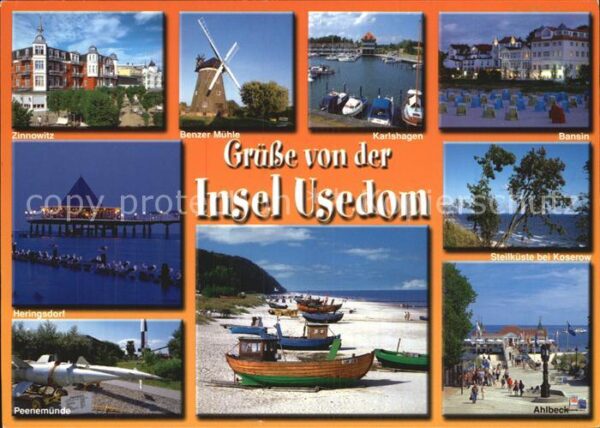 Usedom Koserow Ahlbeck Peenemünde Karlshagen Z
