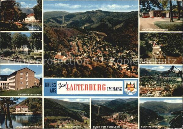 Lauterberg Bad Edertalsperre Kurpark Klinik Ansicht