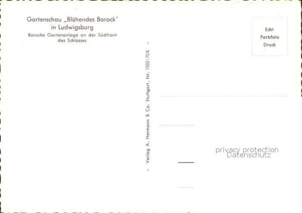 Ludwigsburg Wuerttemberg Blühendes Barock Schloß – Bild 2