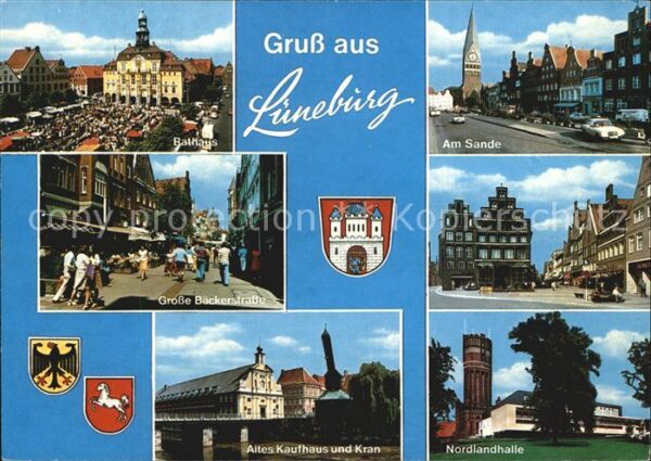 Lueneburg Rathaus Am Sande Altes Kaufhaus Kran No