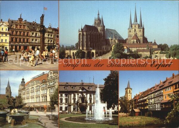 Erfurt Fischmarkt Haus zum Breiten Herd Dom Se