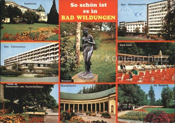 Bad Wildungen Badehotel Sanatorium Katzenstein Helene