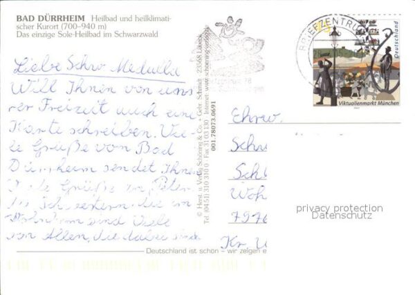 Bad Duerrheim Haus Hohenbaden Waldeck Klinik Kurhaus – Bild 2
