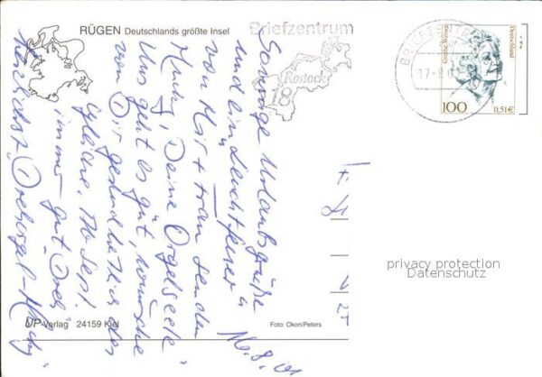 Moenchgut Ruegen Kliffküste Hafen Bodden – Bild 2