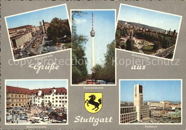 Stuttgart Königstraße Schlossplatz Schillerplatz