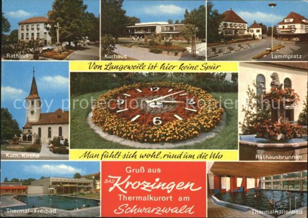Bad Krozingen Rathaus Kurhaus Lammplatz Katholische K