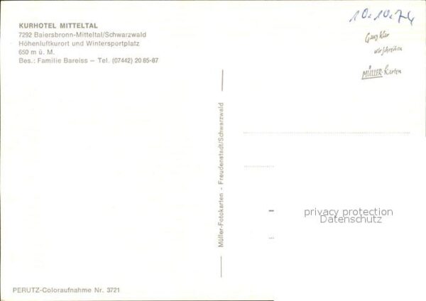 Mitteltal Schwarzwald Kurhotel Schwimmhalle – Bild 2