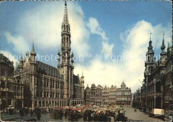Bruxelles Bruessel Grote Markt