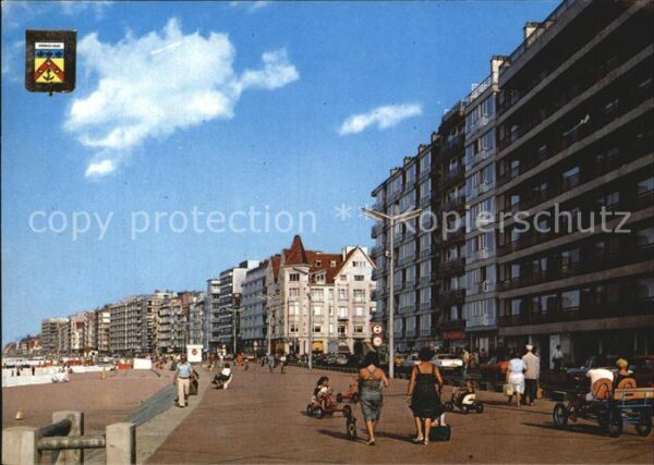 Zoute Knokke Zeedijk Promenade