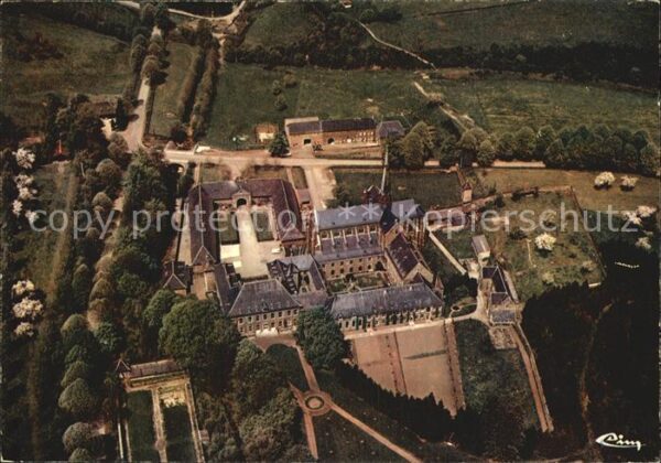 Aubel Fliegeraufnahme Abbaye Notre Dame