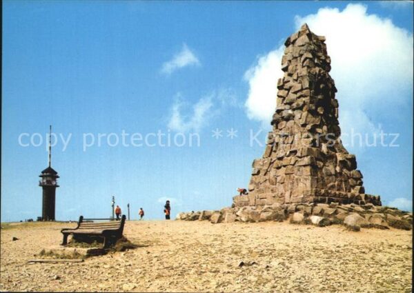 Feldberg Schwarzwald Bismarck Denkmal und Fernsehturm