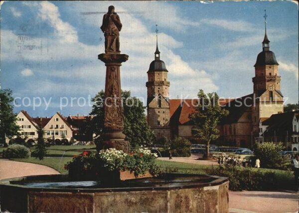 Freudenstadt Marktplatz und Evangelische Kirche