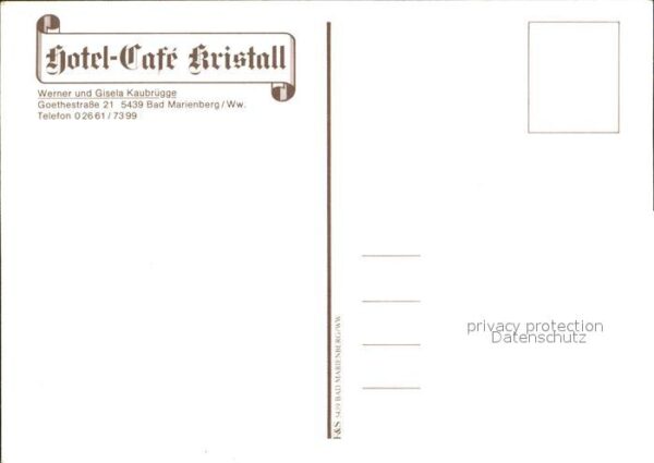 Bad Marienberg Hotel Cafe Kristall – Bild 2