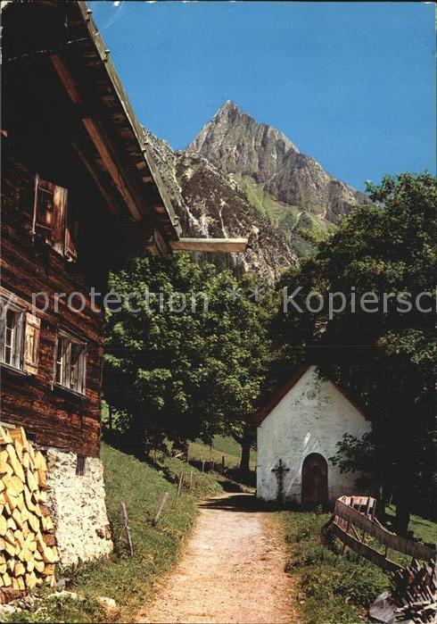 Gerstruben Kapelle mit Hofats