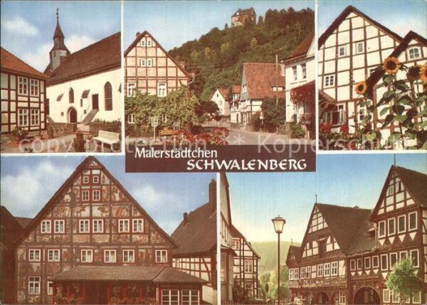 Schwalenberg Schieder Fachwerk Kirche Schloß