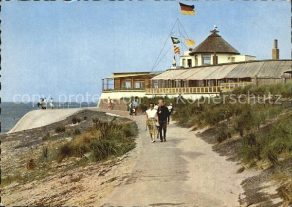 Borkum Promenade an der Heimlichen Liebe