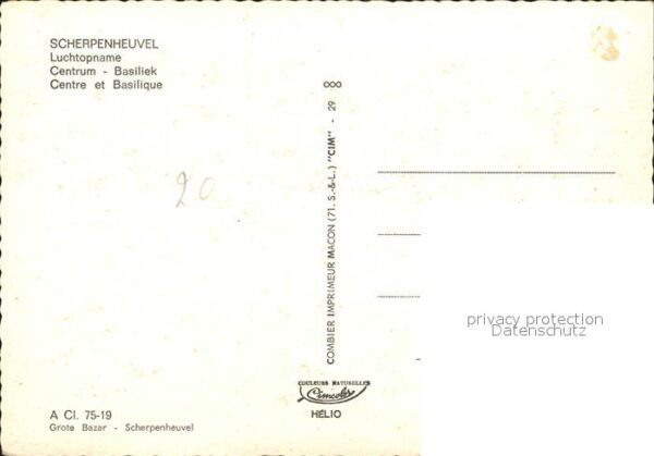 Scherpenheuvel Fliegeraufnahme Centre et Basilique – Bild 2