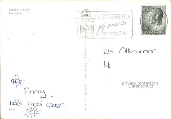Esch-sur-Sure Flusspartie Fliegeraufnahme – Bild 2
