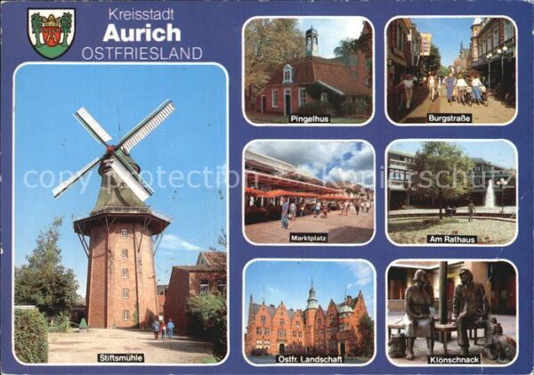 Aurich Ostfriesland Stiftsmühle Pingelhus Burgstrasse Klöns