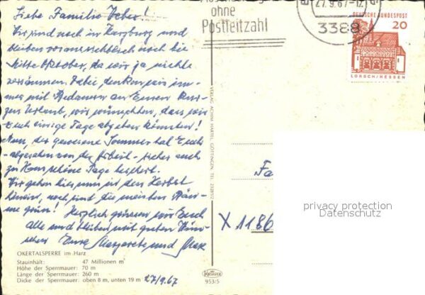 Okertalsperre Sperrmauer – Bild 2