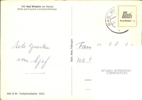 Bad Wimpfen Kurpark und Kurmittelhaus – Bild 2