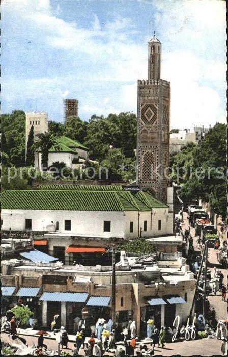 Tanger Tangier Tangiers Le Grand Socco et la Mosquee