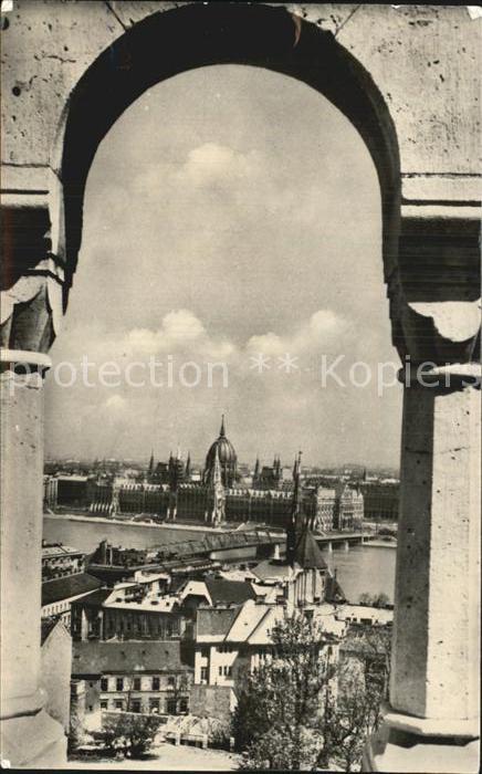 Budapest Blick von Fischerbastei