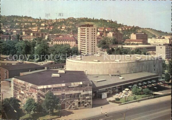 Stuttgart Fliegeraufnahme Liederhalle