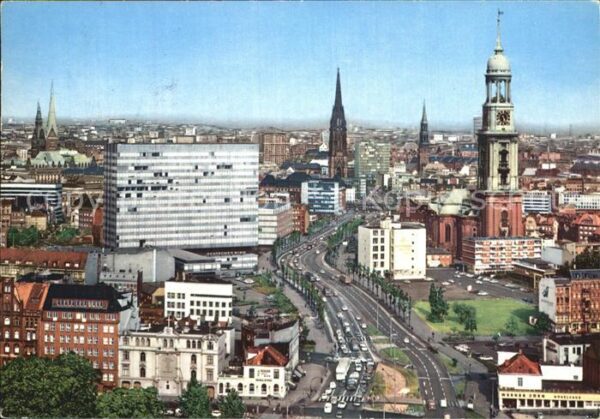 Hamburg Fliegeraufnahme Ost-West-Strasse