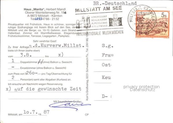 Millstatt Millstaettersee Haus Marita – Bild 2