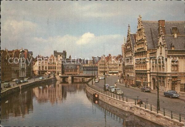 Gent Gand Flandre Quai aux Herbes